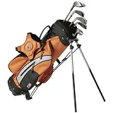 US Kids 2008 Ultralight Orange Series Junior Golf Club Set, 5-Club Golf Stand Bag Set, Right-handed