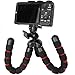 Bendipod Flexible Camera Tripod with Universal 1/4-inch Tripod Screw Mount for Digital, DSLR and Video Cameras. Octopus Style (Black/Red)