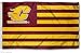 College Flags & Banners Co. Central Michigan Chippewas Stars and Stripes Nation Flag