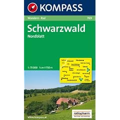 Schwarzwald, Nordblatt: Wander- und Radtourenkarte. Mit Touristischen Hinweisen.1: 75.000