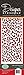 Designer Stencils C485 Leopard Skin Cake Stencil, 4-Inch, Beige/Semi-Transparent