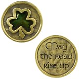 Grasslands Road Celebrating Heritage Celtic Shamrock  Pocket Coin "May the Road Rise Up"