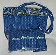 Blue Print Purse Quilted with 4 Matching Golf Headcovers