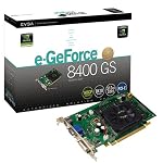eVGA e-GeForce 8400 GS 512MB DDR2 PCI-Express Graphics Card-One Plus One Warranty (512-P2-N738-LR0)