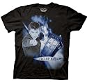 Dr. Doctor Who Space Vortex Black Adult T-shirt Tee