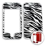 Apple iPhone 4 (ATandT/Verizon) Transparent Zebra Print iPhone 4 Hard Case/Cover/Faceplate/Snap On/Housing/Protector