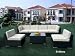Outdoor Patio Wicker Furniture 7pcs All Weather Couch Set (Free Shipping