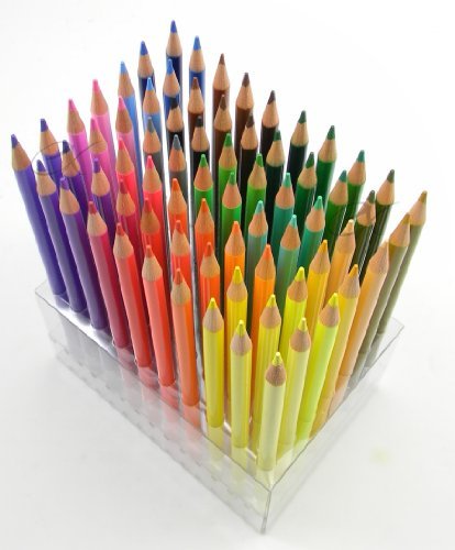 70 piece color pencil set with organizer storage box for art, dra…