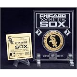 Chicago White Sox 24Kt Gold Coin In Archival Etched Acrylic.