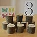 Pixnor Wooden Wedding Name Place Card Holders Home Decor Pack of 10