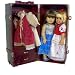Wood Trunk Wardrobe for American Girl Dolls, Magic Attic, Gotz, Bitty Babies