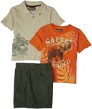 Nannette Boys 2-7 3 Piece Short Set