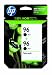 HP 96 Twinpack Black Inkjet Print Cartridge with Vivera Ink (C9348FN#140)