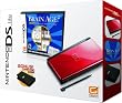 Nintendo DS Lite Crimson & Black with Brain Age 2