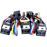 AGT (5 Pack) 30/40 AMP Relay Harness Spdt 12V Bosch Style (40AMP-HRNS)