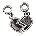 Lover Couple Husband Wife Anniversary Love Charm Bead Fits Pandora Charms