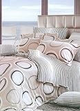 IMAGE OF 4-pc Romantic Gray Floral Tencel Duvet Cover Bedding Set Full / Queen Size