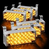 132 LED Emergency Warning Flashing Strobe Lights with 3 Mode Controller - Amber by HK5