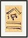Black Framed/Matted Print 17x23, Calvary Bugle and Calvary Trumpets