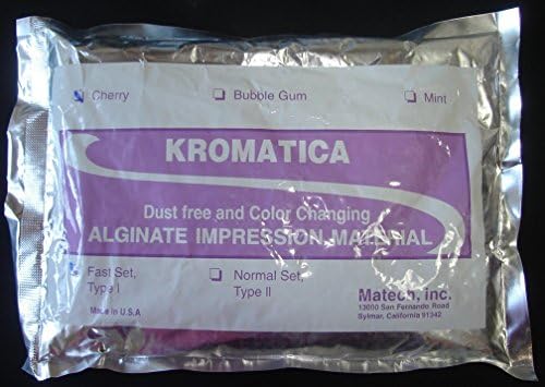 Kromatica Dustless Alginate Fast Set Cherry Flavor 1 LB Bag