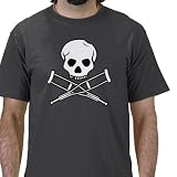Jackass: Skull & Crutches Logo Tee - Guys