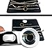 Deluxe Magnifying Glass with Light - exceeding 10x (16x), 5x & 2.5x with FREE Pocket Magnifying Glass and 3 x Fresnel Lens for Wallet