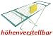 Küche & Haushalt : Aluminium Wäschetrockner 20 Meter ausziehbar und höhenverstellbar mit rutschsicheren Kunststoff-Füßen