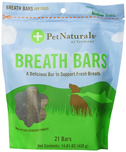 Pet Naturals of Vermont Breath Bars 21-Count, 14.81oz