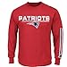 NFL New England Patriots Men's UVH Tee, Red, XX-Large