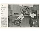 Photographic Prints of Alec James of Arsenal in the gym from Mary Evans