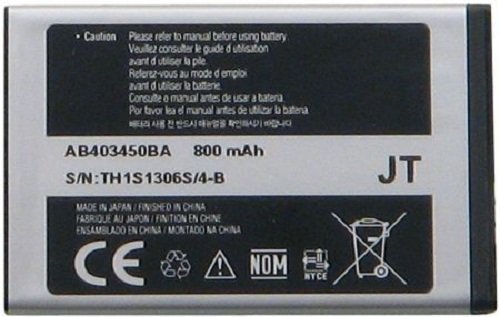 Samsung AB403450BA/AB403450BAB/AB403450BABSTD Lithium Ion Battery - Original OEM - Non-Retail Packaging - Black Samsung AB403450BA/AB403450BAB/AB403450BABSTD Lithium Ion Battery - Original OEM - Non-Retail Packaging - Black