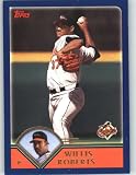 2003 Topps # 557 Willis Roberts Baltimore Orioles Baseball Card In Protective Screwdown Case