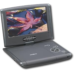 Insignia 8.5-inch Widescreen Portable DVD Player with Swivel Screen NS-PDVD8A