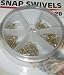 Danielsons 20 Pc. Brass Assorted Snap Swivel Kit