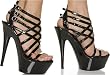 Highest Heel Women's STAR-200, 6" Platform Strappy Buckle Up Upper Bird Cage Upper, available in 2 colors
