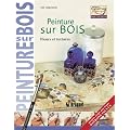 Peinture sur bois : Fleurs et textures