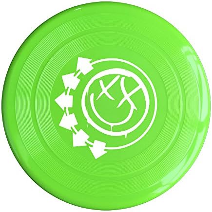 C56NP Band 182 Logo Punk Smile Face High Quality Plastic Flying Disk KellyGreen (3colors)