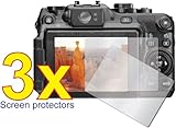 3x Canon PowerShot G12 Digital Camera Premium Clear LCD Screen Protector Cover Guard Shield Flim Kit, Perfect fit with Full Protection!