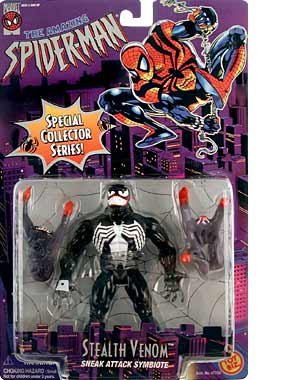  THE AMAZING SPIDER-MAN SPECIAL COLLECTORS SERIES:STEALTH VENOM (BLACK VERSION) FIGURE