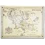 The Lord Of The Rings - Map Of Middle Earth - Parchment Poster / Art Print: (Size: 26'' x 20'')