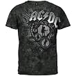 AC/DC - Black Shadow Tie Dye T-Shirt