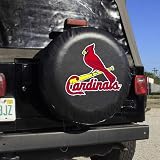 St Louis Cardinals Black Logo Tire Cover
