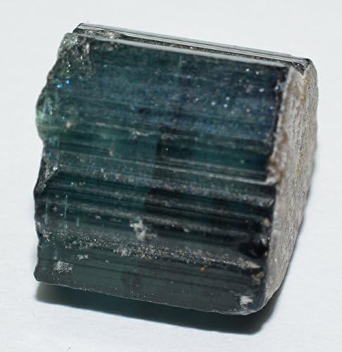 Blue Tourmaline rough& transparent gemstone crystal 13.34 carat