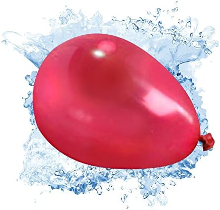 Water Balloons That Tie Themselves 3 Bunches Fill and Self-tying in 3 Seconds 333 Total Vibrant Colors Water Balloons with 1 Transverter (333)