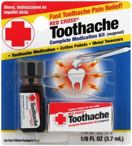 Red Cross Complete Medication Kit, Toothache (Pack of 3)