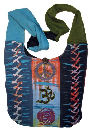 Sacred Symbols Criss Cross Handbag Sling Purse