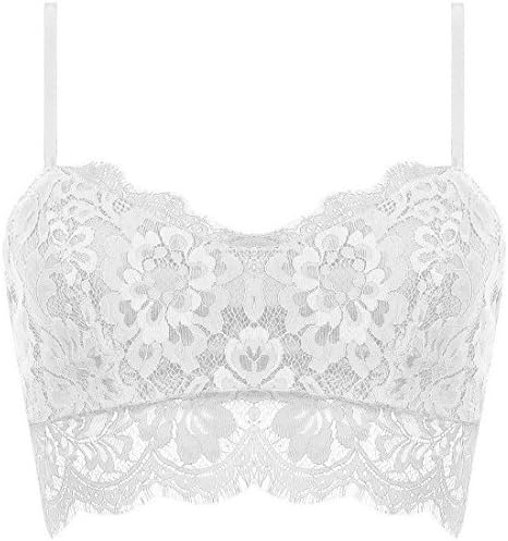 Vip2014 Women's Lace Camisole Crop Top