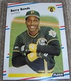 1988 Fleer Barry Bonds # 322 MLB Baseball Trading Card