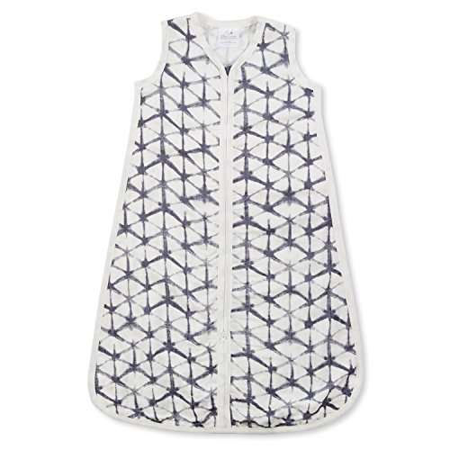 Aden + anais silky soft sleeping bag, pebble shibori- xl, extra l…