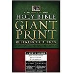 King James Giant Print Reference Bible book cover
